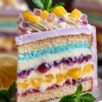 Gâteau Ciel Tropical à Étages