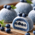 Mochi à la Crème et aux Myrtilles : une douceur irrésistible! 3 Mochi à la Crème et aux Myrtilles