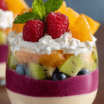Parfait aux Couches Kiwi–Baies & Crème d’Agrumes