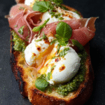 Toast au Prosciutto, Burrata & Pesto : savourez-le maintenant ! 3 Toast au Prosciutto, Burrata & Pesto